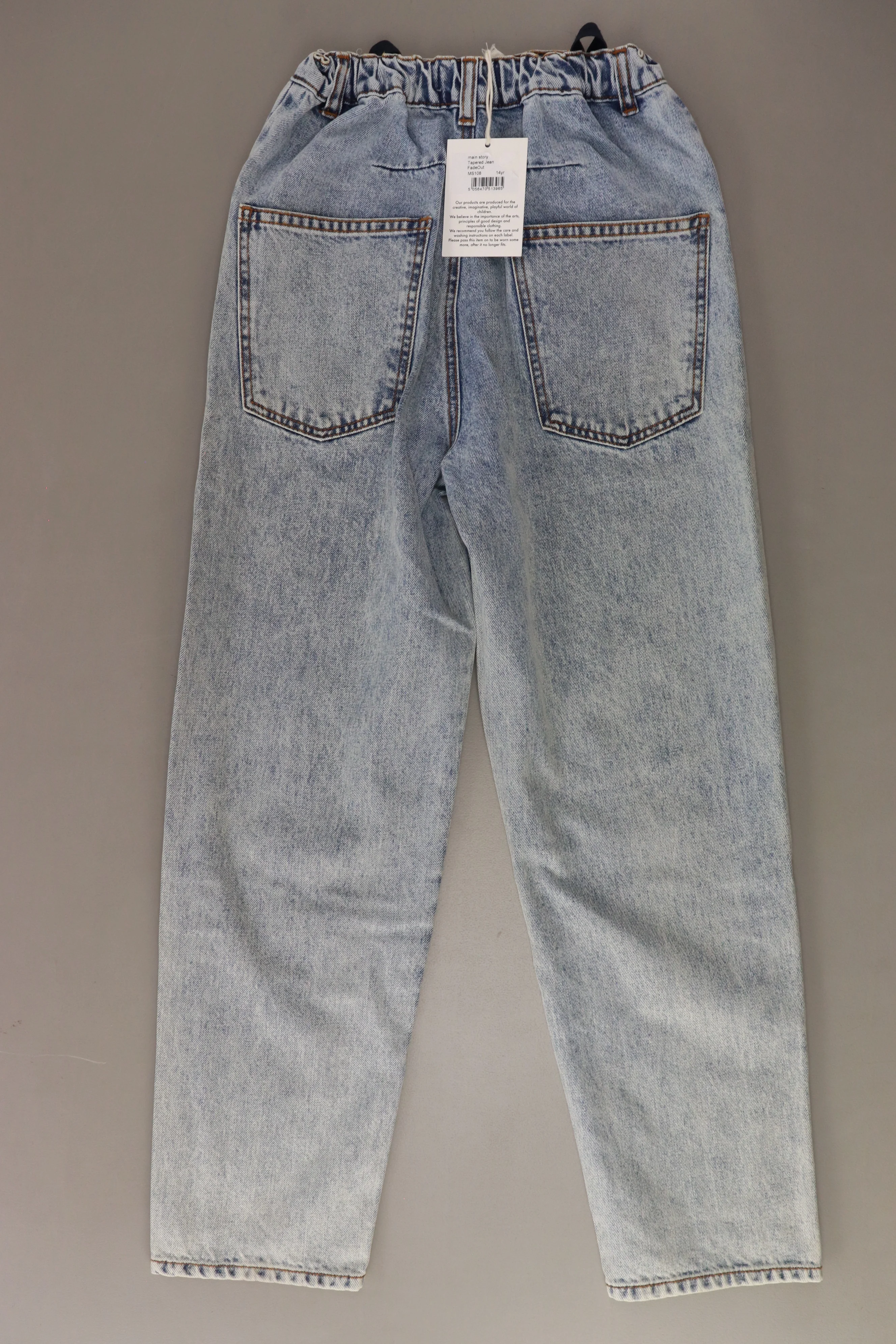 main story Kinder Jeans "Tapered Jean" blau Größe 14 Jahre neu mit Etikett - Image 2