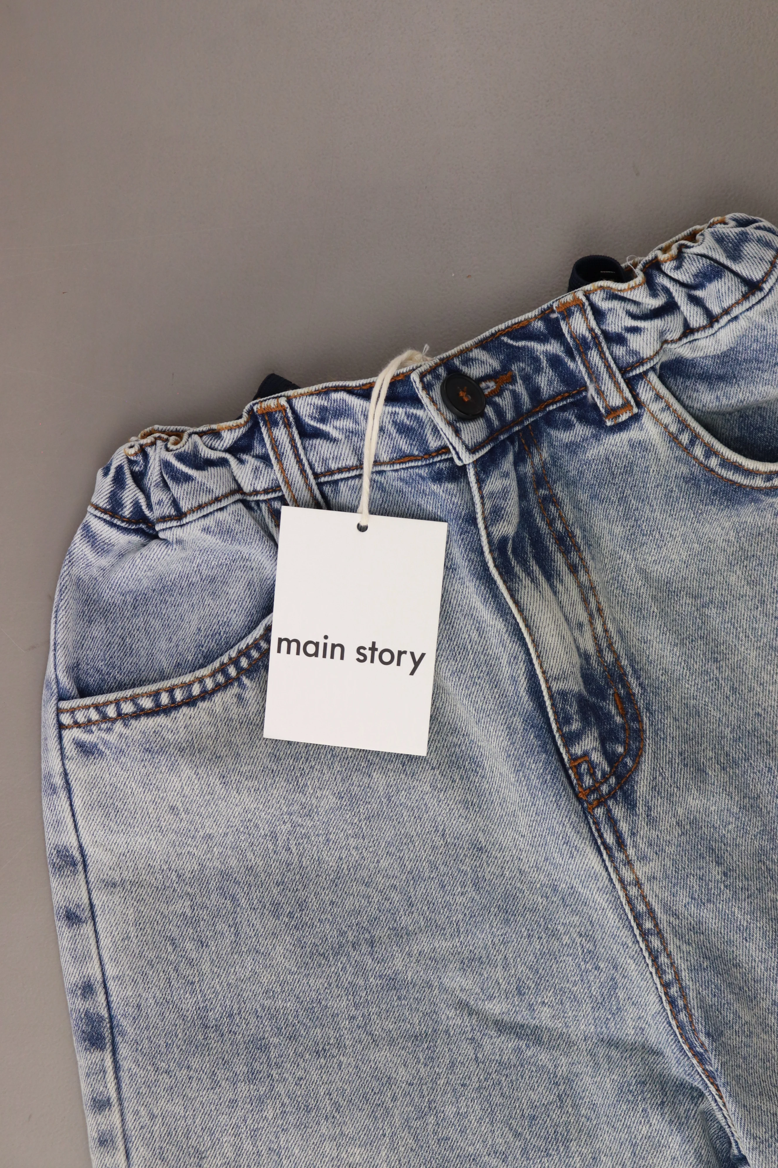 main story Kinder Jeans "Tapered Jean" blau Größe 14 Jahre neu mit Etikett - Image 3