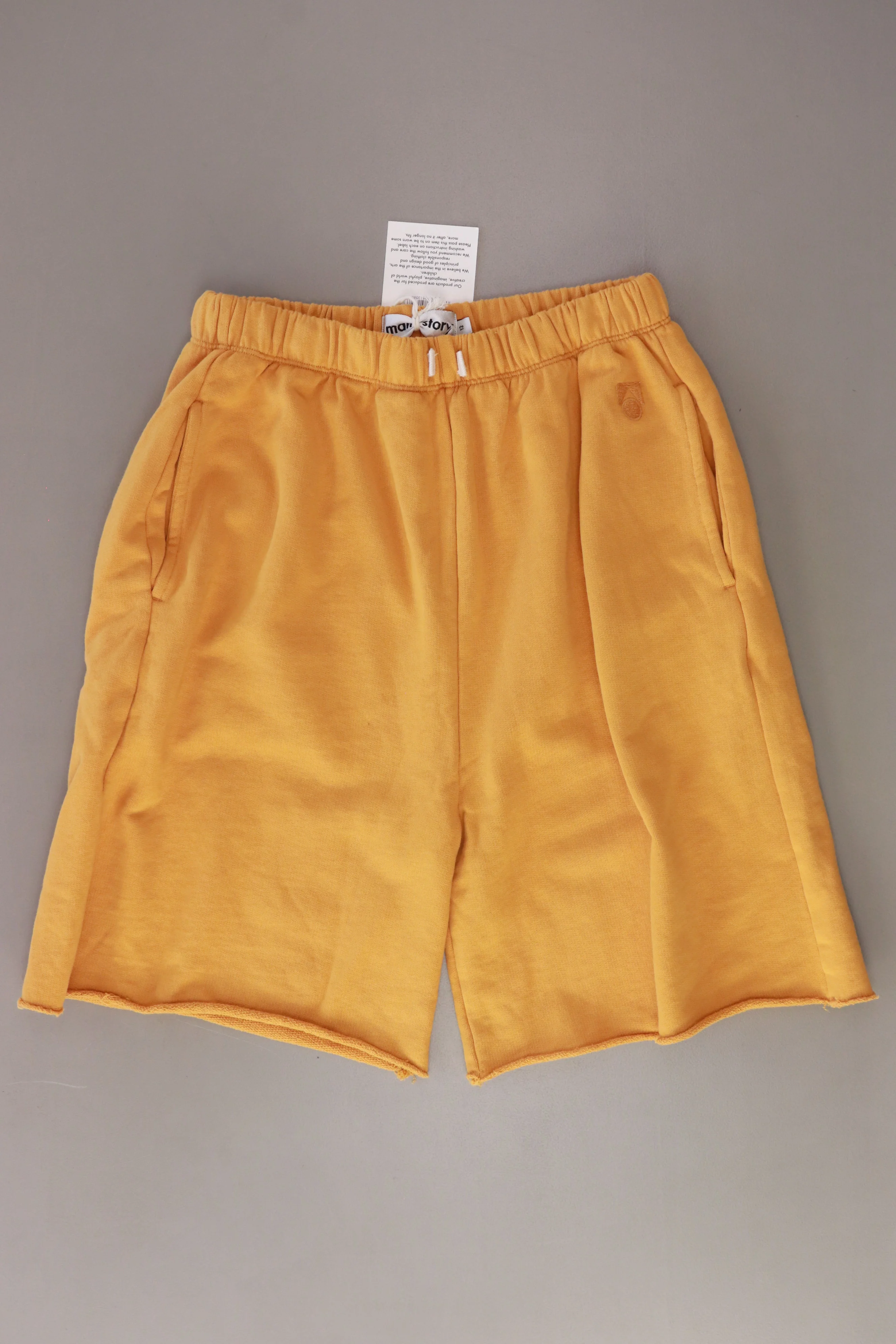 main story Kinder skate short Shorts gelb Größe 12 Jahre neu mit Etikett