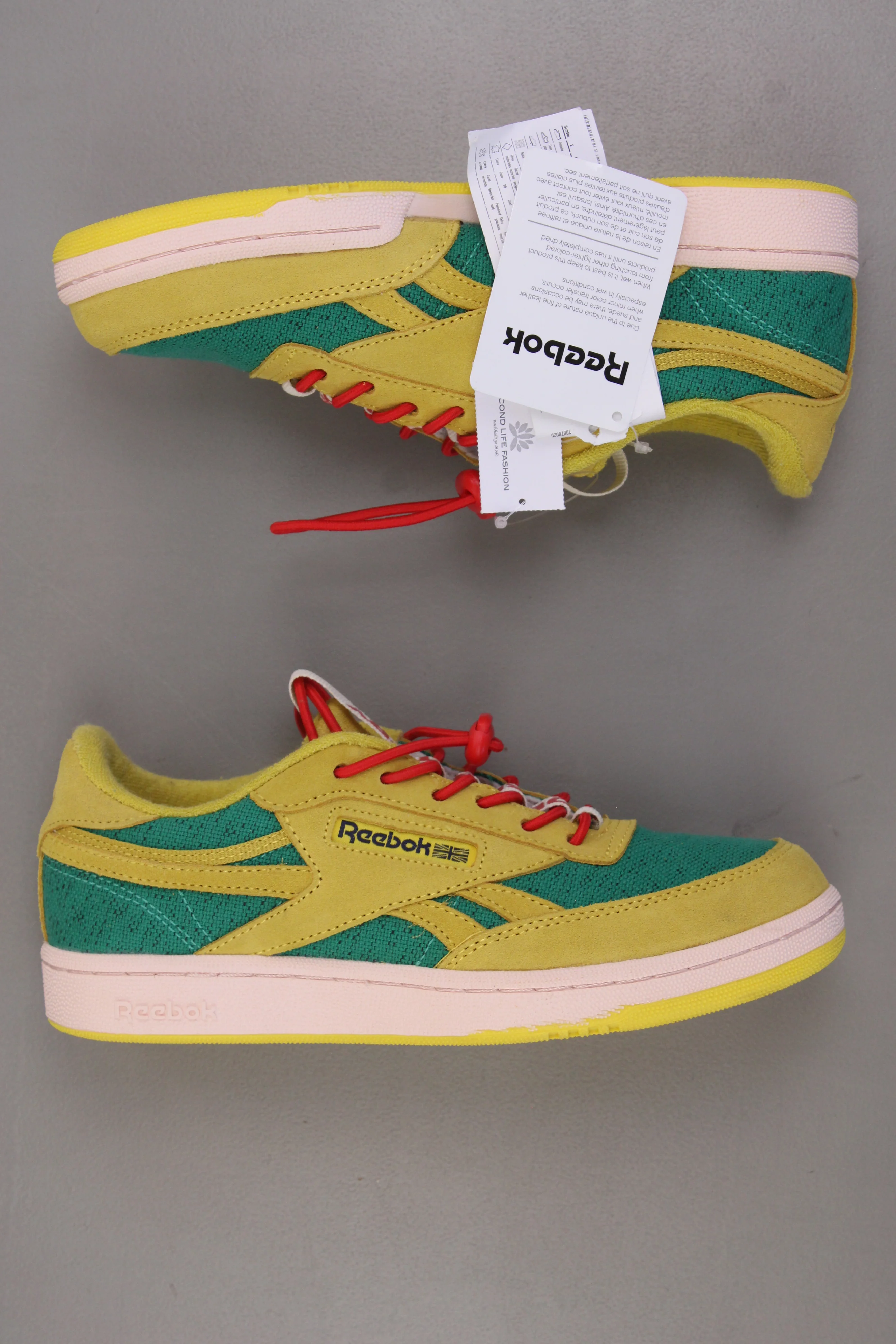 Reebok x The Animal Observatory Sneakers Club C Revange TAO x Reebok Baby gelb Größe 36 neu mit Etikett - Image 2