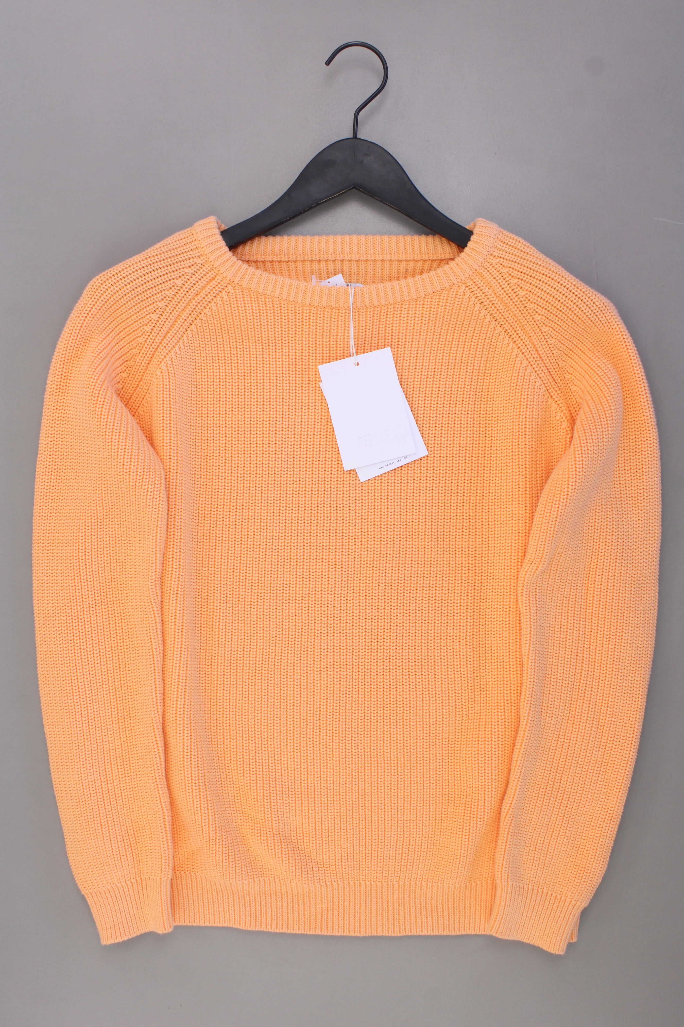 Repose AMS Grobstrickpullover orange Größe 14 Jahre, 164-170cm neu mit Etikett