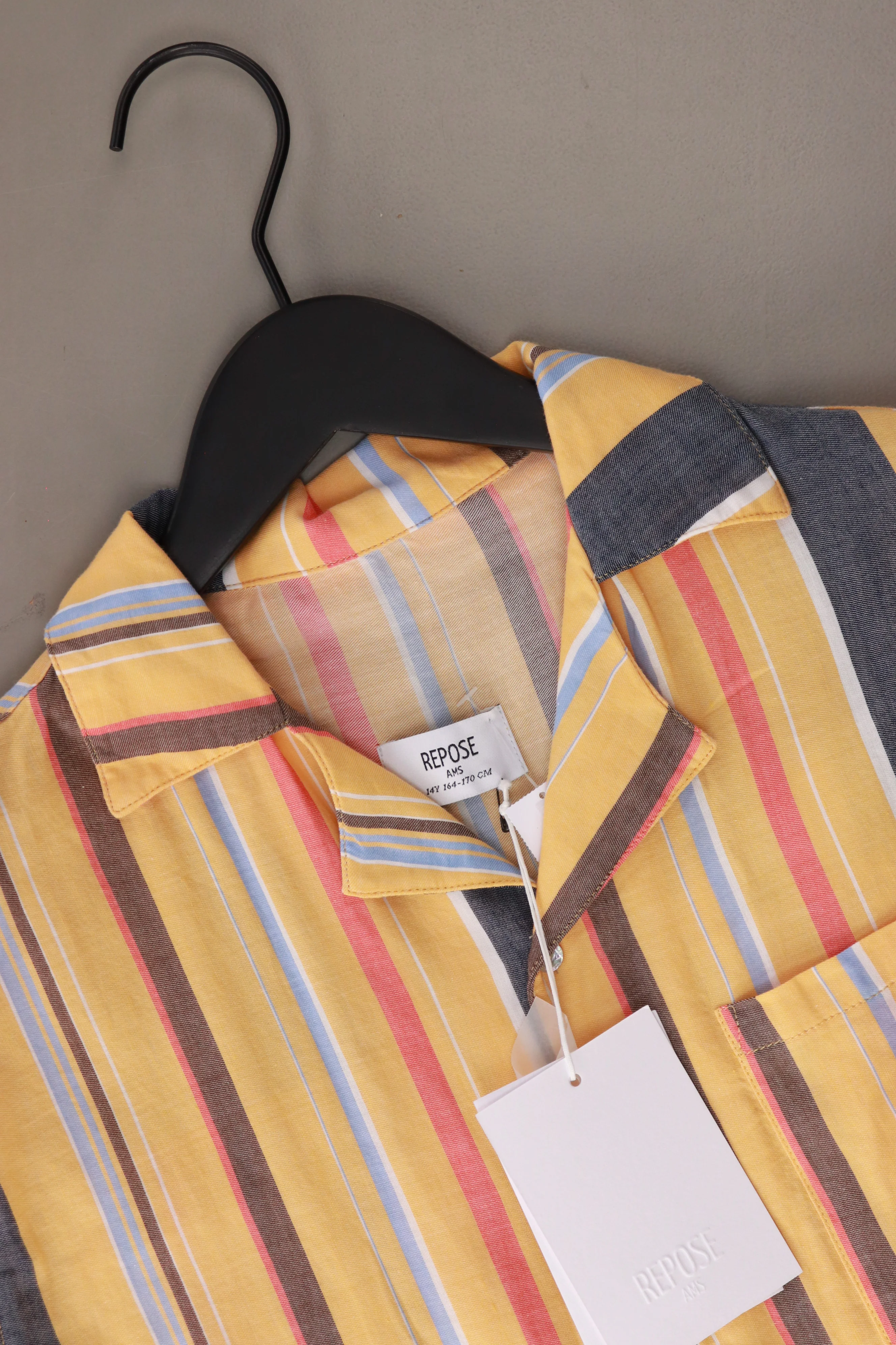 Repose AMS Kinder Hemd "Boxy Shirt" orange Größe 14 Jahre, 164 - 170 cm neu mit Etikett - Image 3