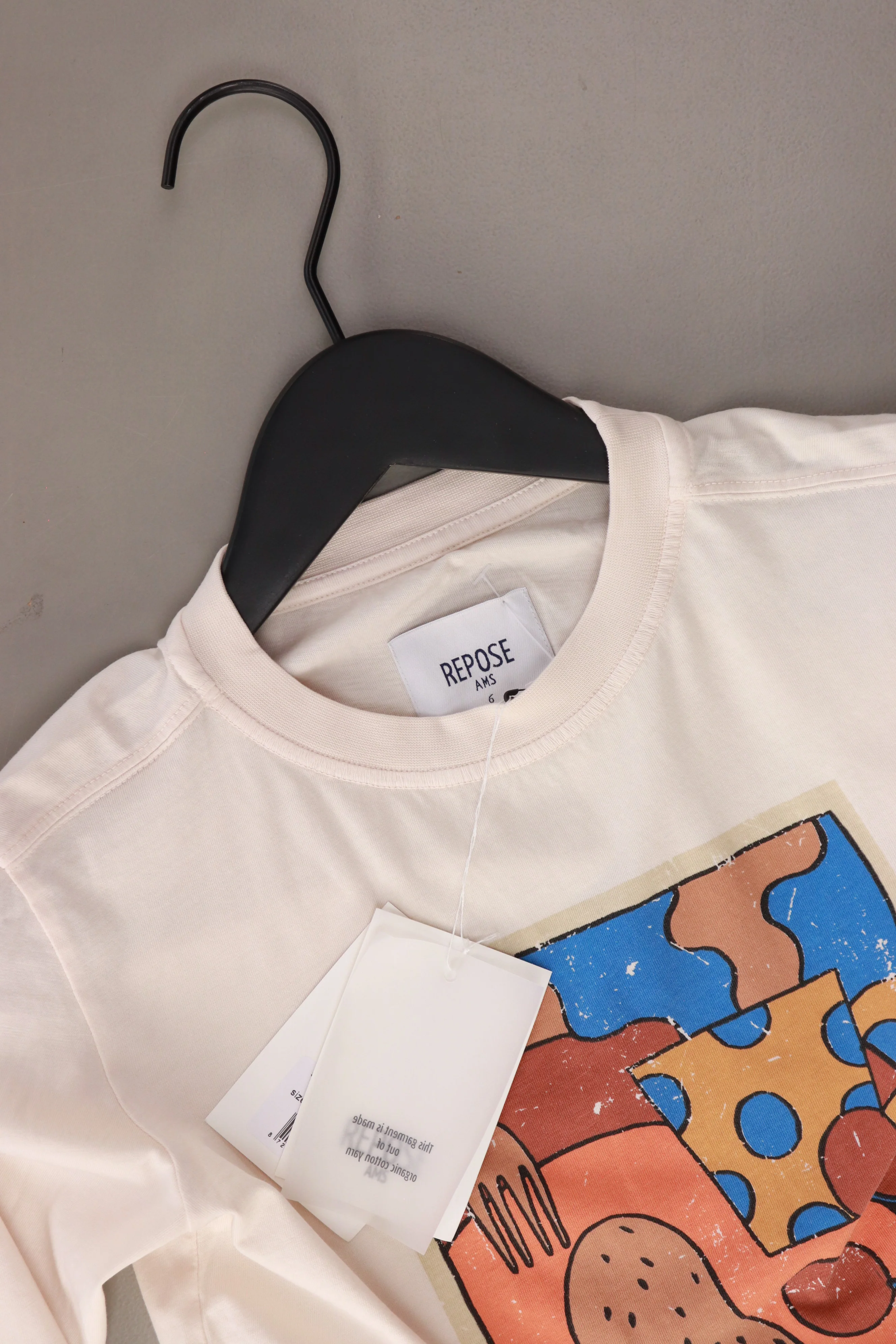 repose AMS Kinder Shirt "long sleeve sand pearl" creme Größe 6 Jahre neu mit Etikett - Image 3