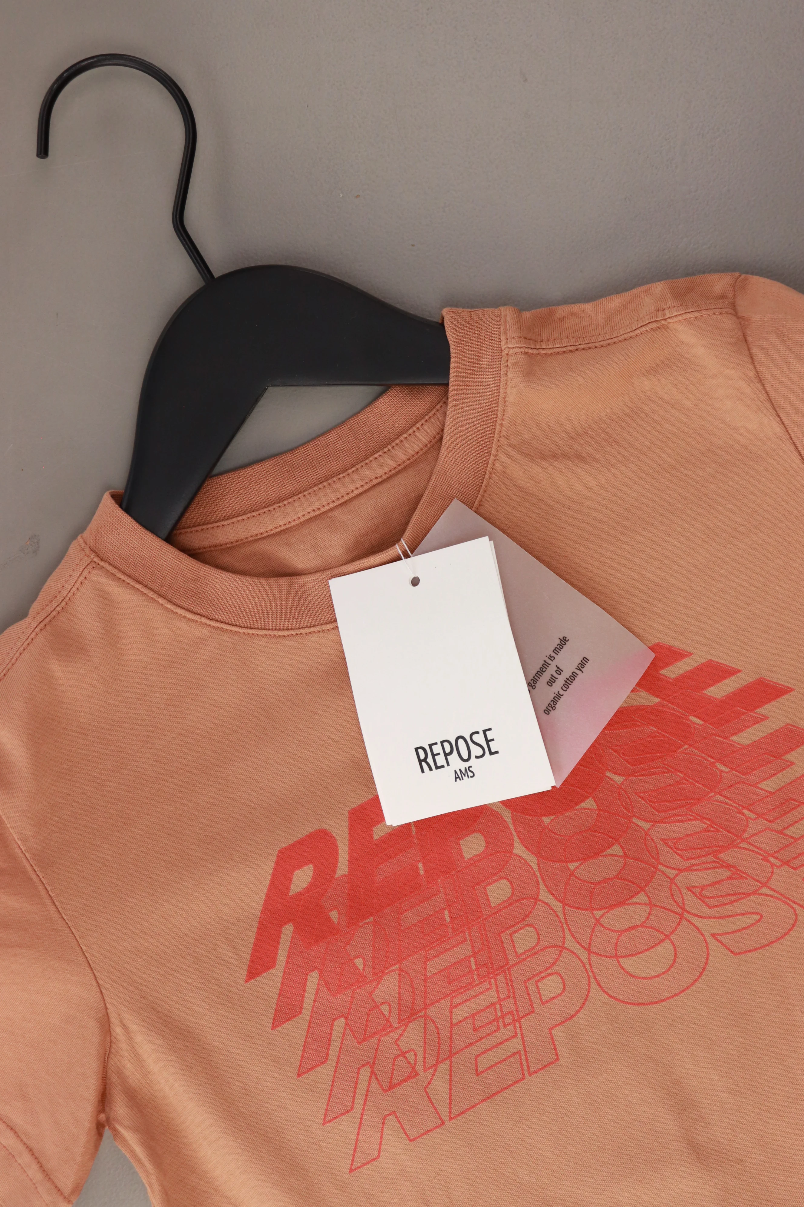 Repose AMS Kinder Shirt "tee shirt butterscotch" braun Größe 4 Jahre neu mit Etikett - Image 3