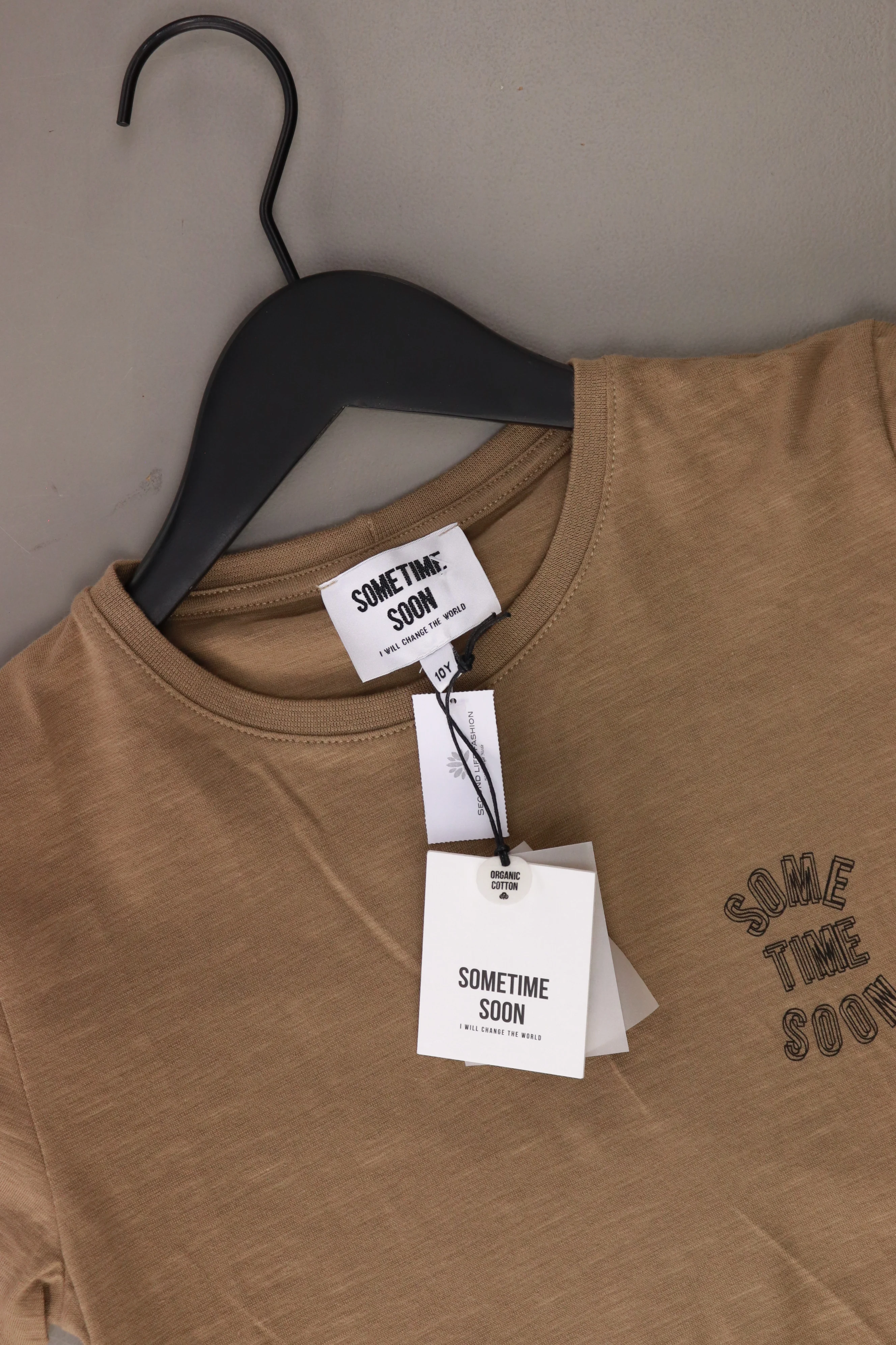 Sometime soon Kinder Shirt "Dimas" braun Größe 10 Jahre neu mit Etikett - Image 3