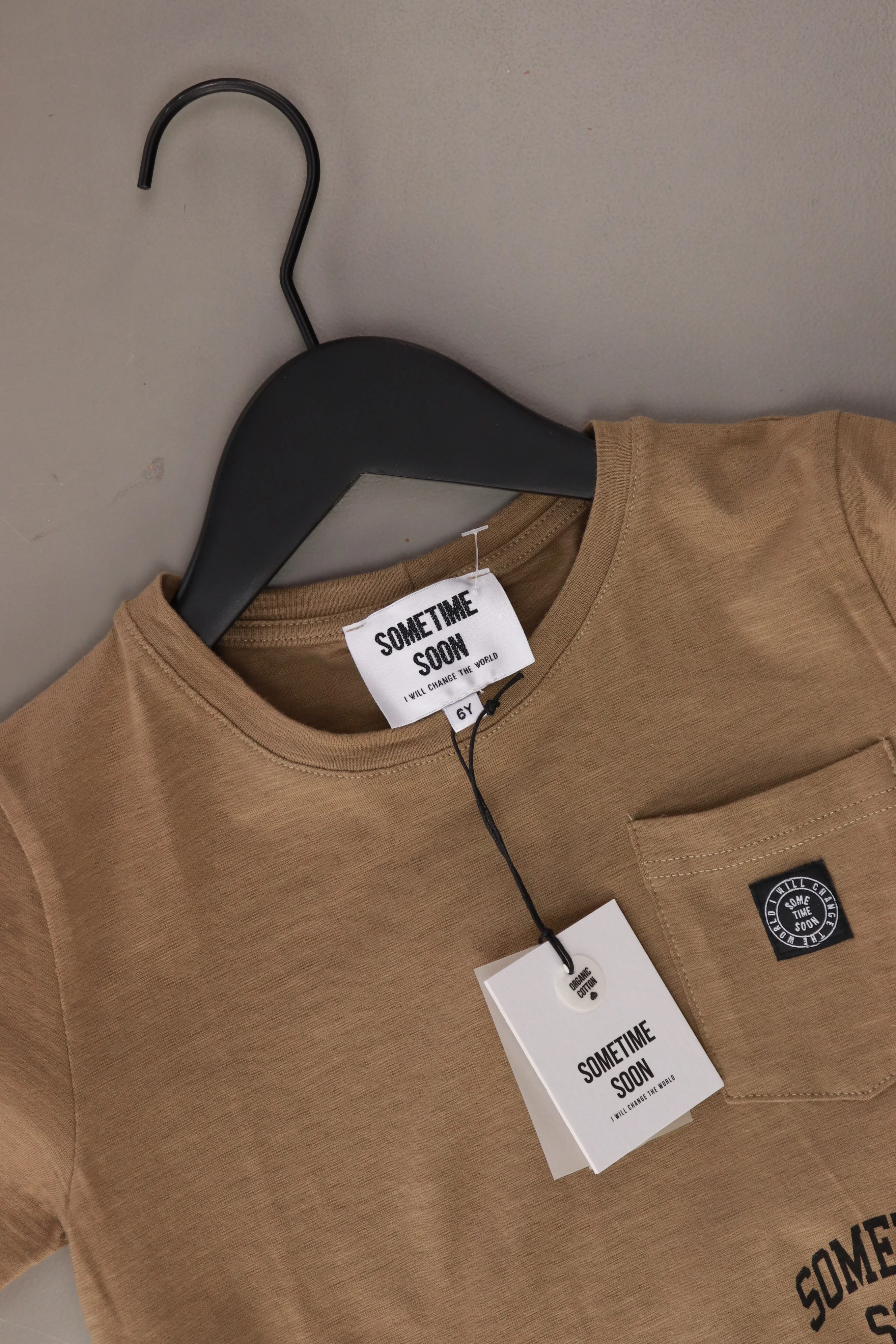 Sometime soon Kinder Shirt "Dimas" braun Größe 6 Jahre neu mit Etikett - Image 3