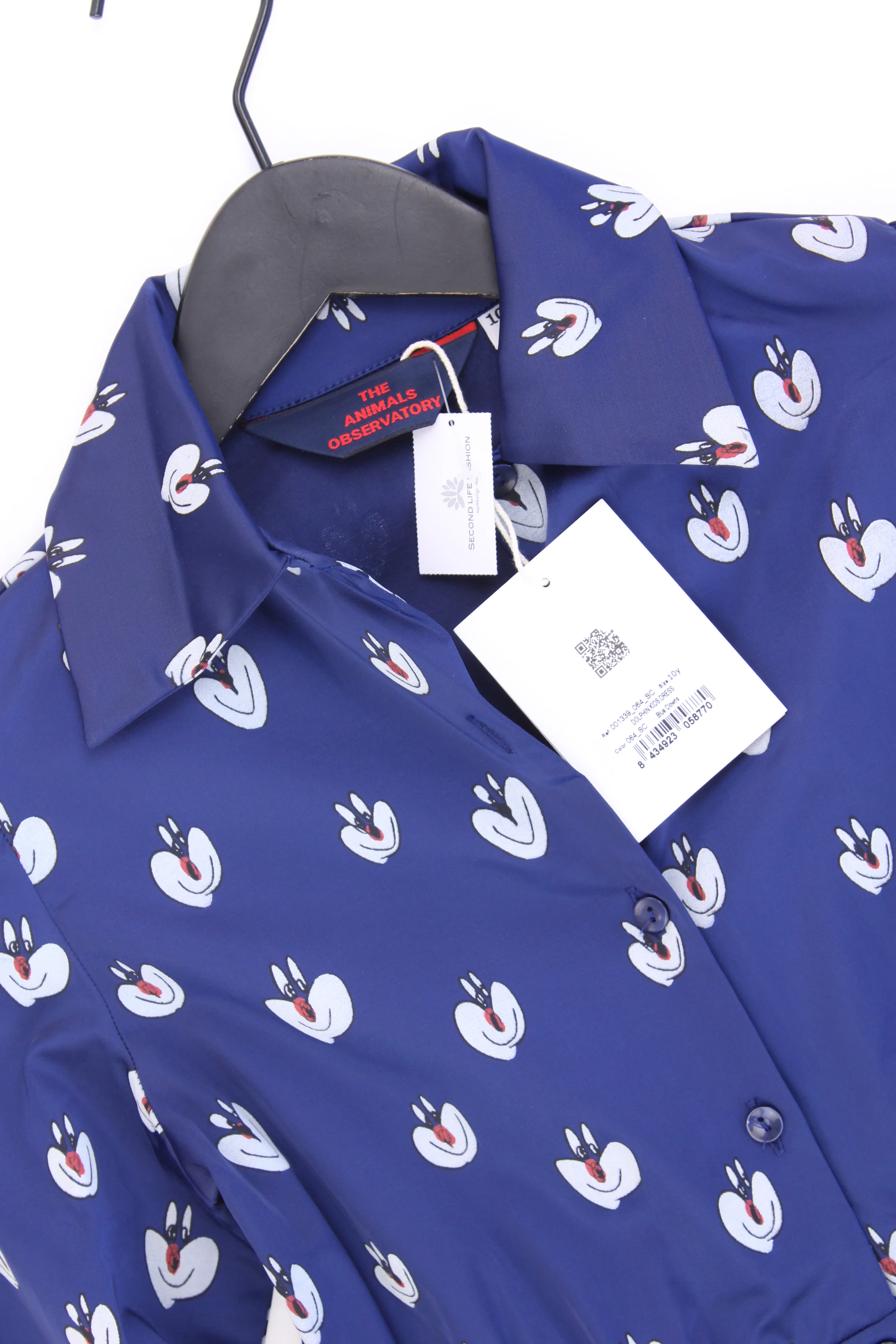 The Animal Observatory Dolphin Kids Dress Kinder Kleid blau Größe 10 Jahre neuwertig - Image 2