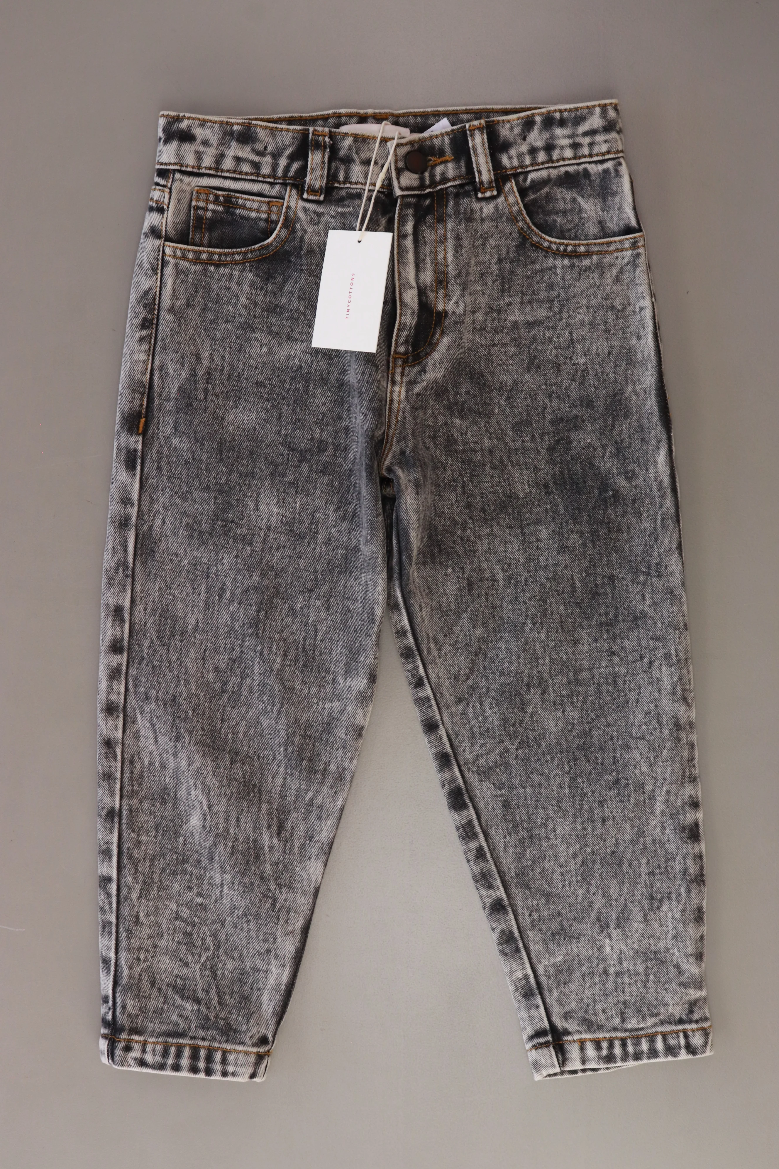 Tiny Cottons Baggy Jeans Kinder Jeans grau Größe 6 Jahre neu mit Etikett