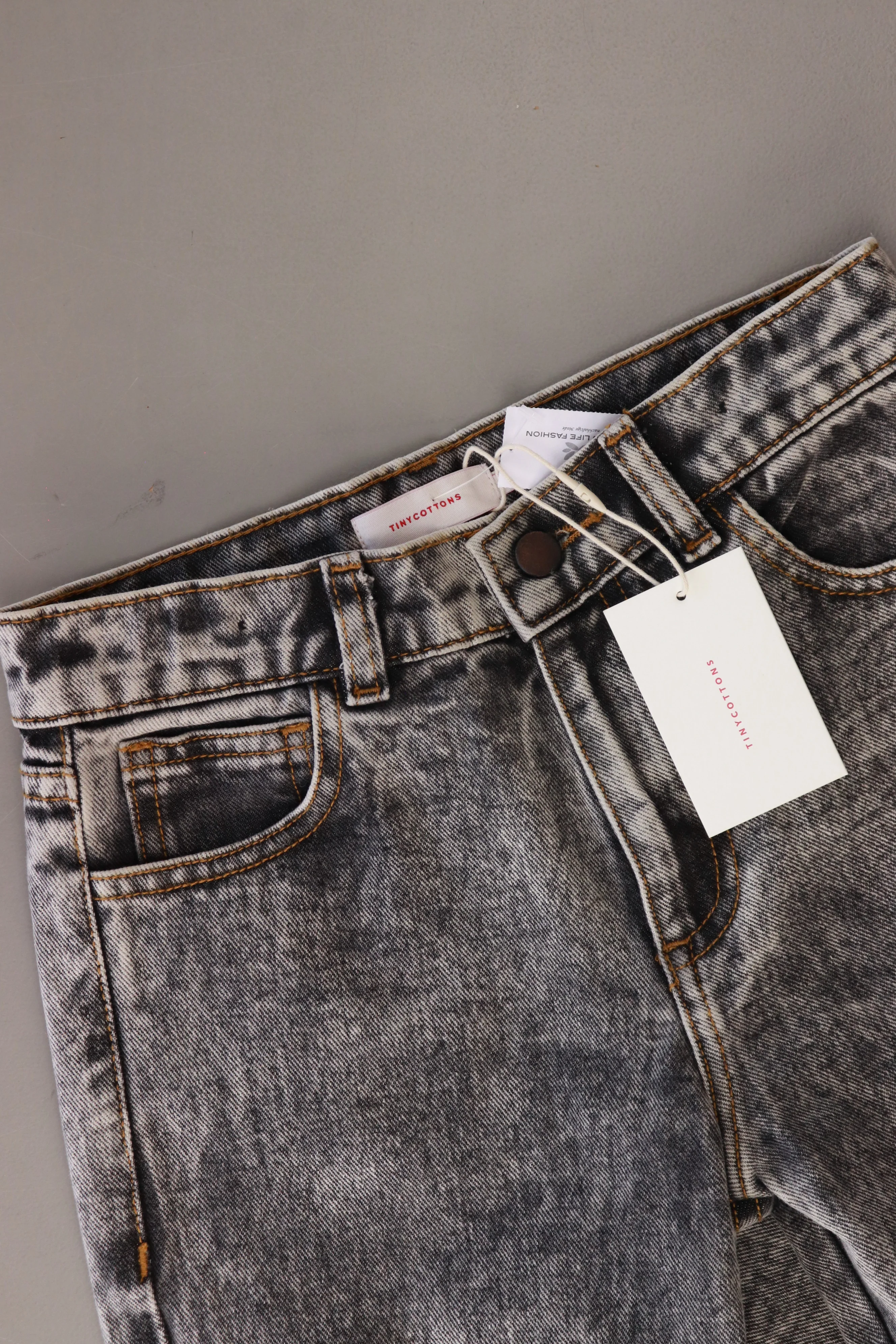 Tiny Cottons Baggy Jeans Kinder Jeans grau Größe 6 Jahre neu mit Etikett - Image 3