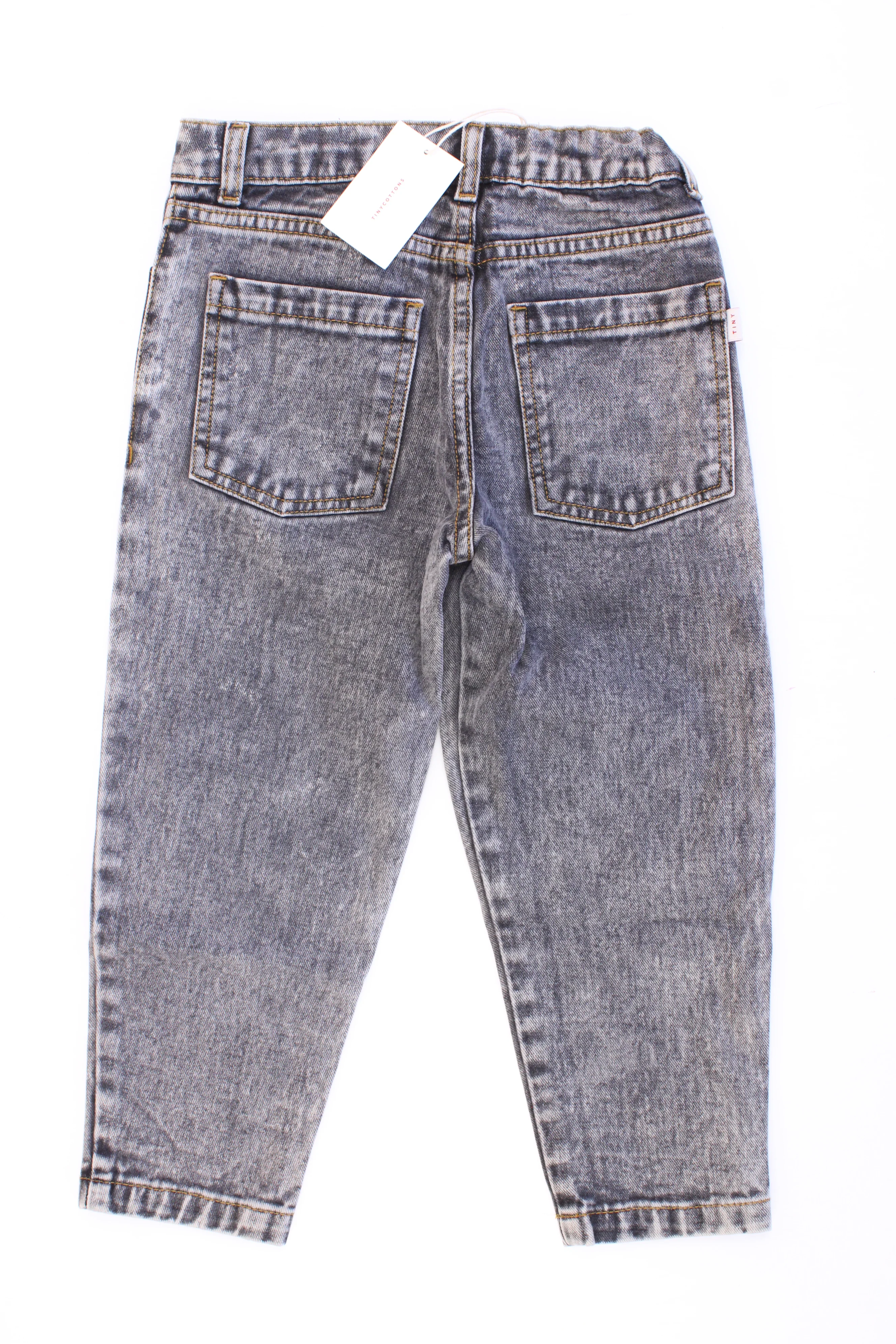 Tiny Cottons Kinder Jeans Baggy Jeans Snowy Black grau Größe 6 Jahre neu mit Etikett - Image 3