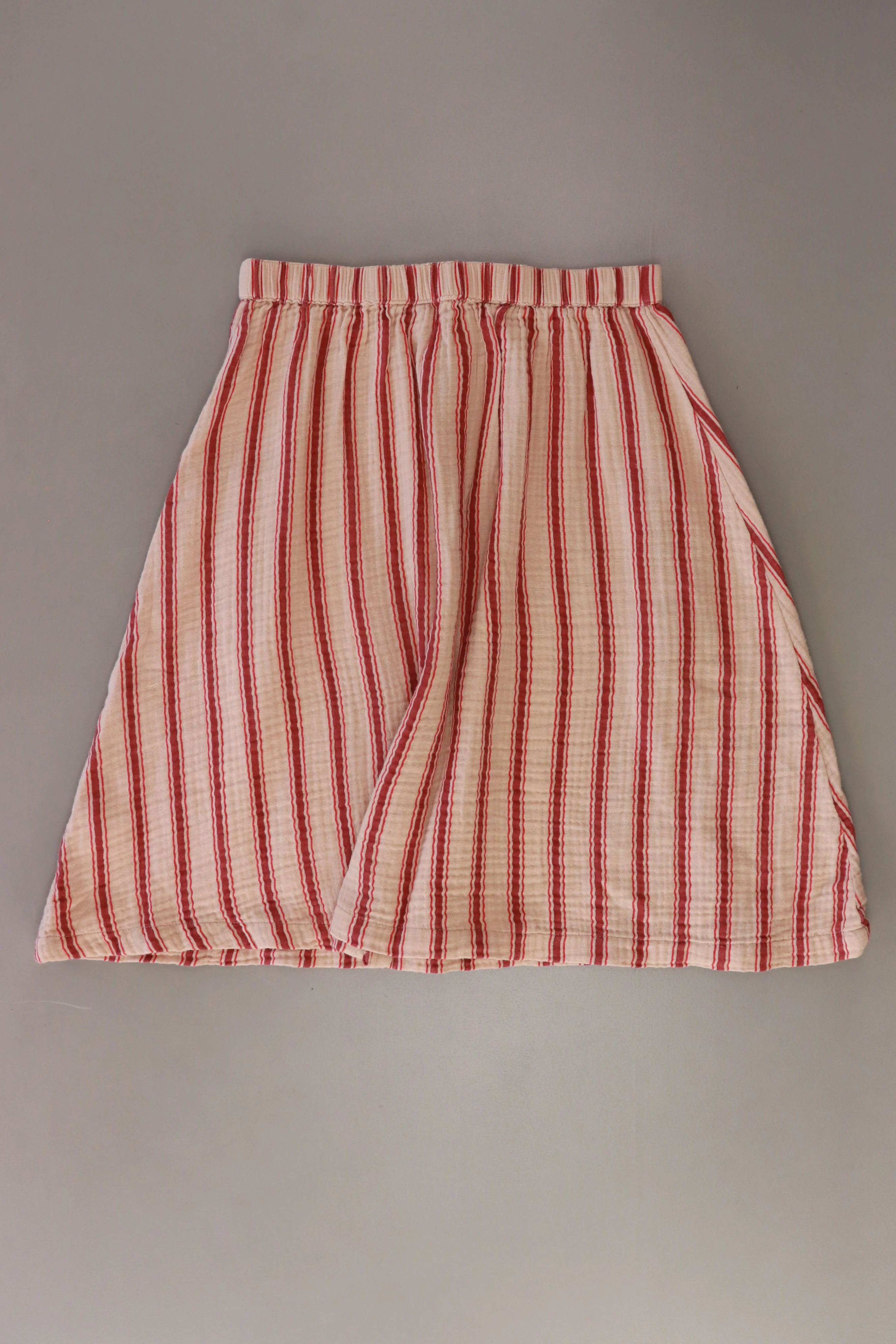Tiny Cottons "retro stripes" midi skirt Kinder Rock creme Größe 6 Jahre neu mit Etikett - Image 2
