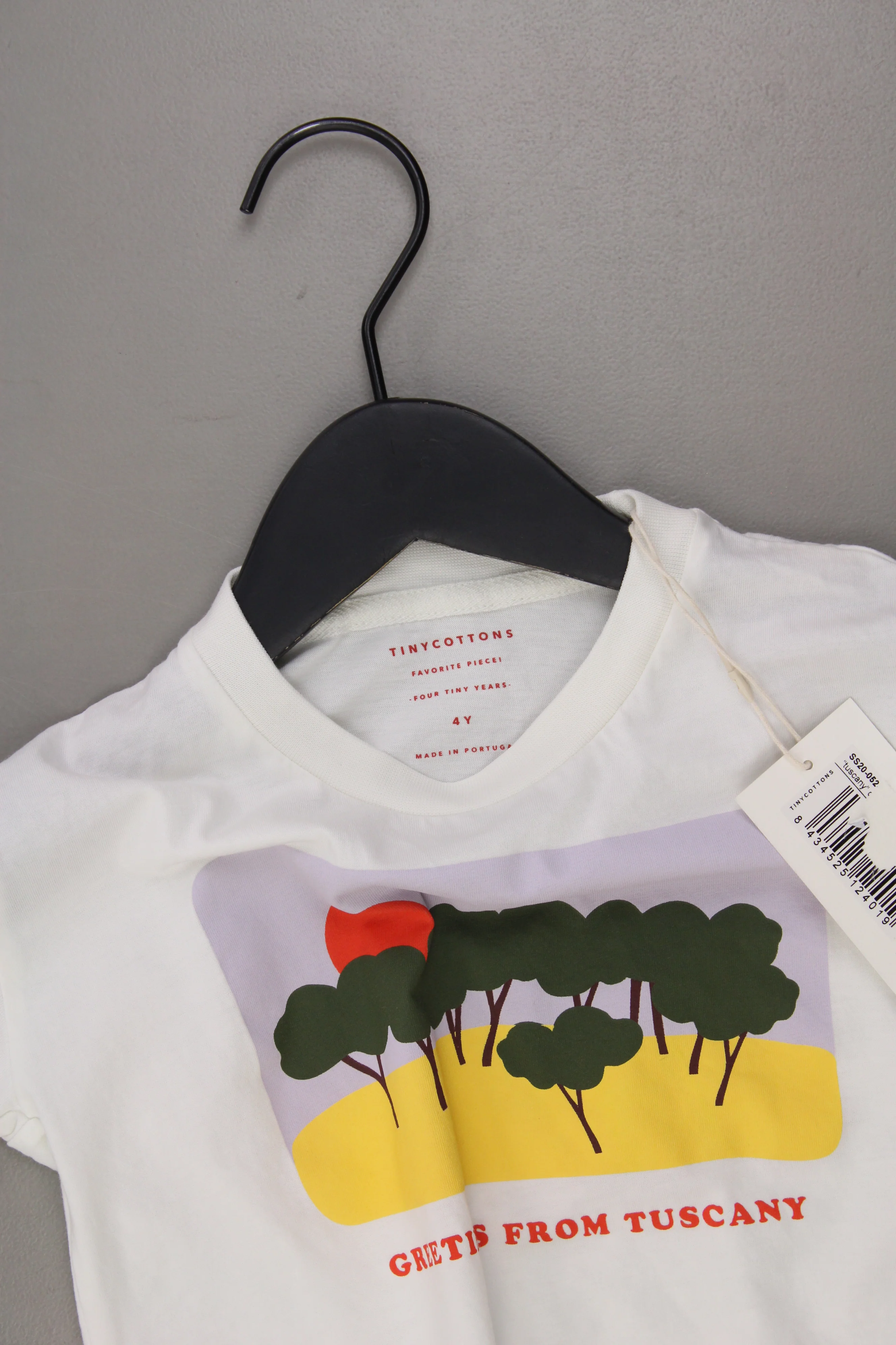 tinycottons Kinder Shirt "Tuscany" weiß Größe 4 Jahre - Image 3